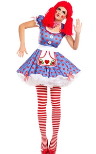 F1799  Harlequin Circus Mime Cirque Clown Jester Fancy Dress Halloween Costume